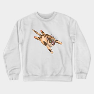 Ginger Funny Fat Cat Crewneck Sweatshirt